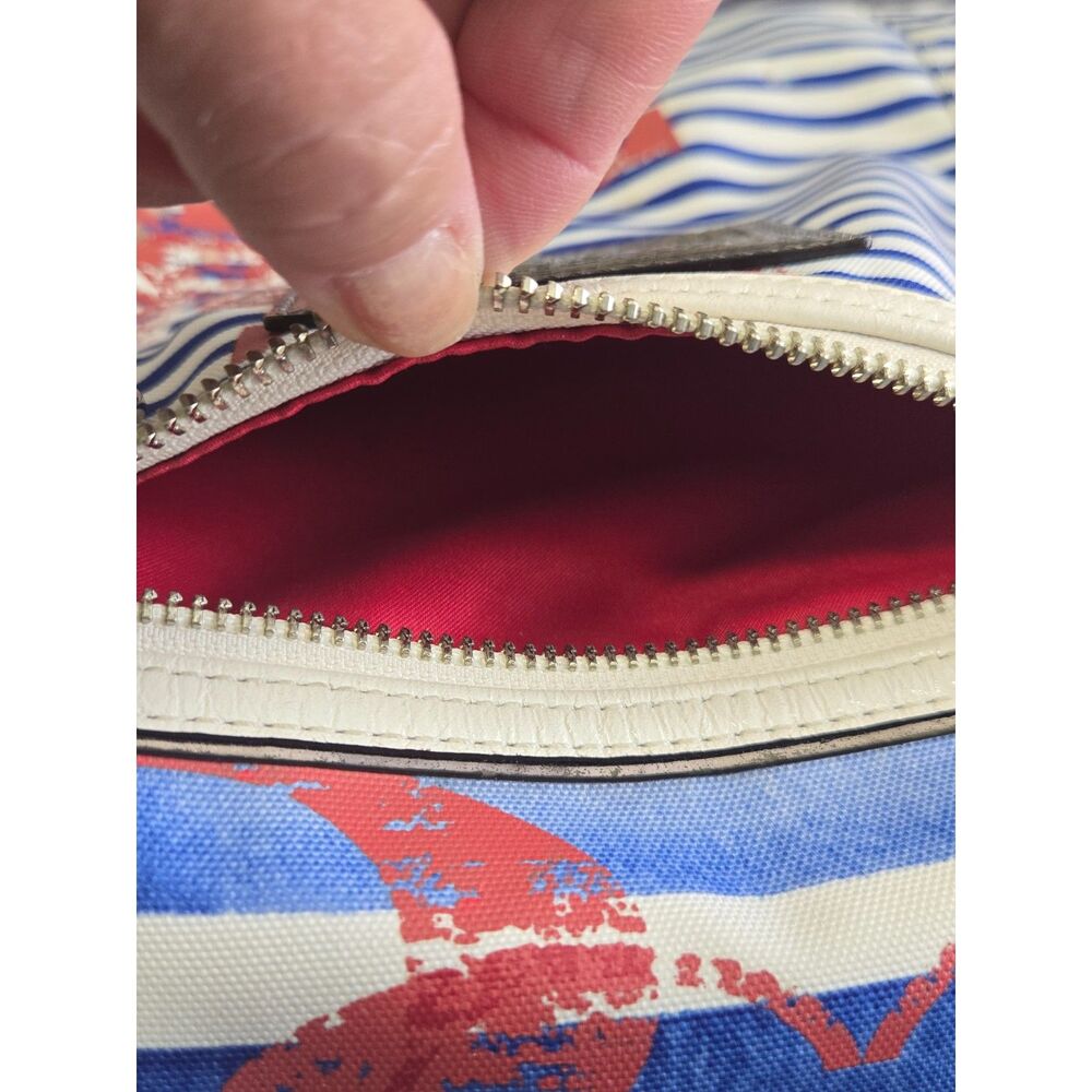Coach Poppy Rocker Nautical Sequined Canvas Tote Bag - Picture 9 of 12